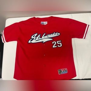 Vintage St. Louis Baseball Jersey - McGwire #25. Excellent condition. Size L